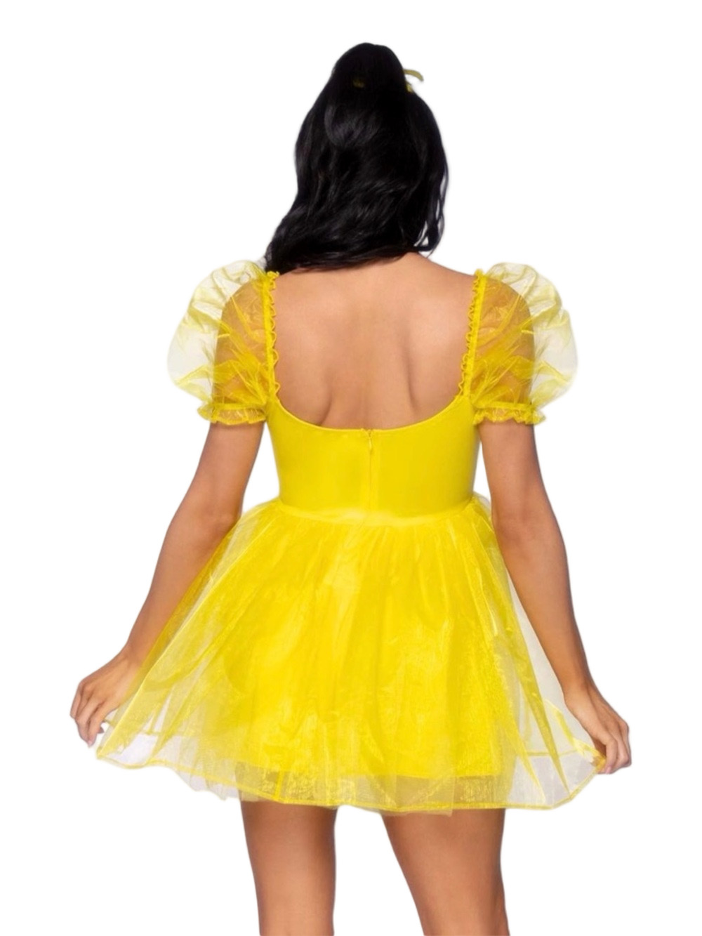 Leg Avenue Frosted Organza Babydoll Dress size XS New - Picture 2 of 3
